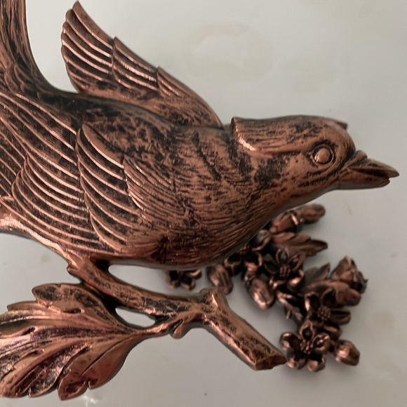 Set of 2 MCM Vintage Dart Syroco Birds on Dogwood Branches - Picture 10 of 11